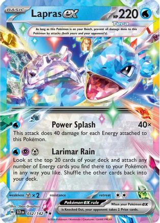 Lapras ex 032/142 - Holofoil SV07 Stellar Crown