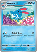 Azumarill 034 - Reverse Holofoil SV07 Stellar Crown