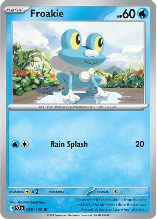 Froakie 039/142 - Reverse Holofoil SV07 Stellar Crown