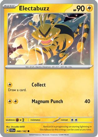 Electabuzz 046/142 - Reverse Holofoil SV07 Stellar Crown