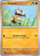 Cubone 072 - Reverse Holofoil SV07 Stellar Crown