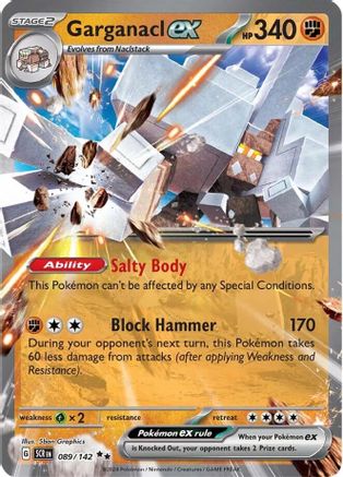 Garganacl ex 089/142 - Holofoil SV07 Stellar Crown