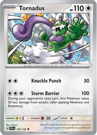 Tornadus 120/142  SV07 Stellar Crown