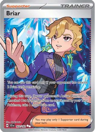 Briar 163/142  - Holofoil SV07 Stellar Crown - Ultra Rare