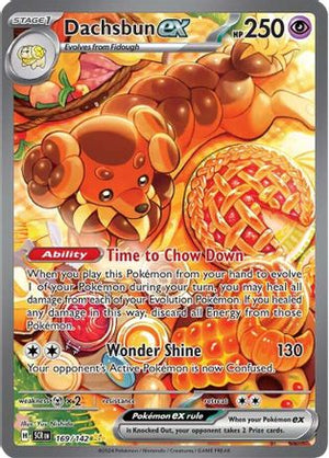 Dachsbun ex 169/142  - Holofoil SV07 Stellar Crown - Special Illustration Rare