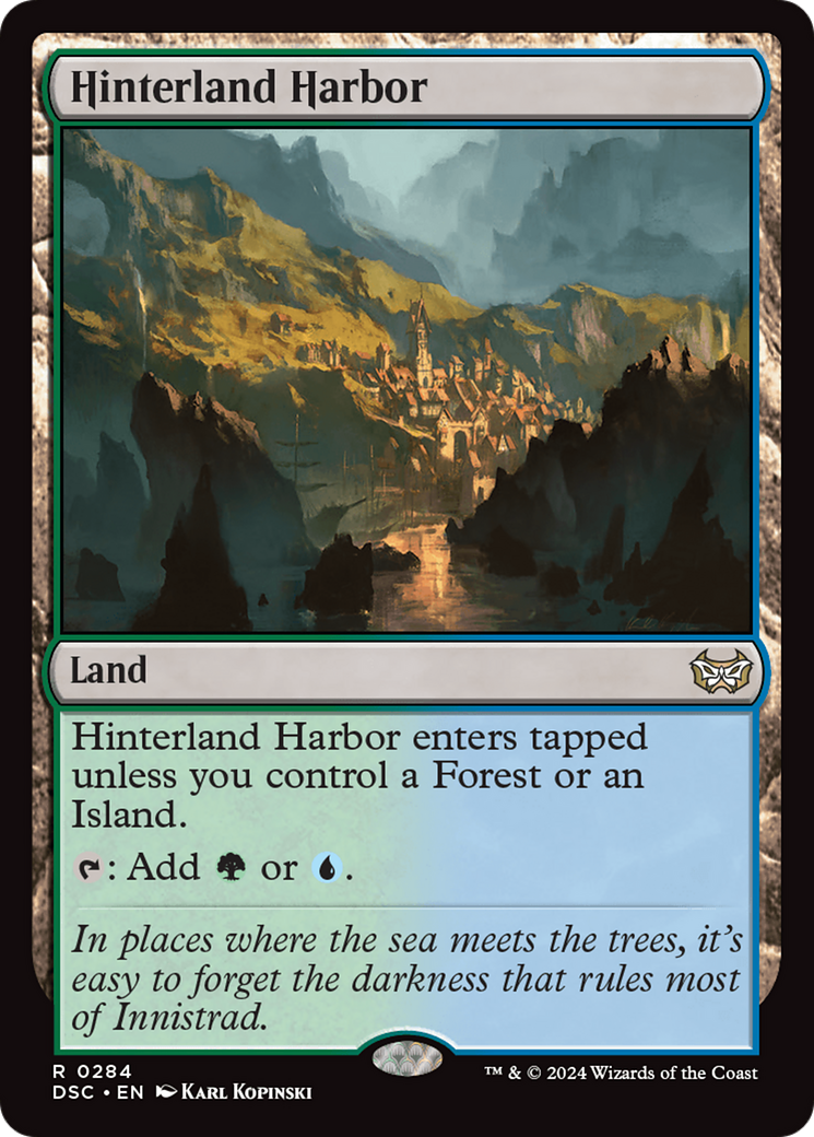 Hinterland Harbor (DSC-284)  - Duskmourn: House of Horror Commander