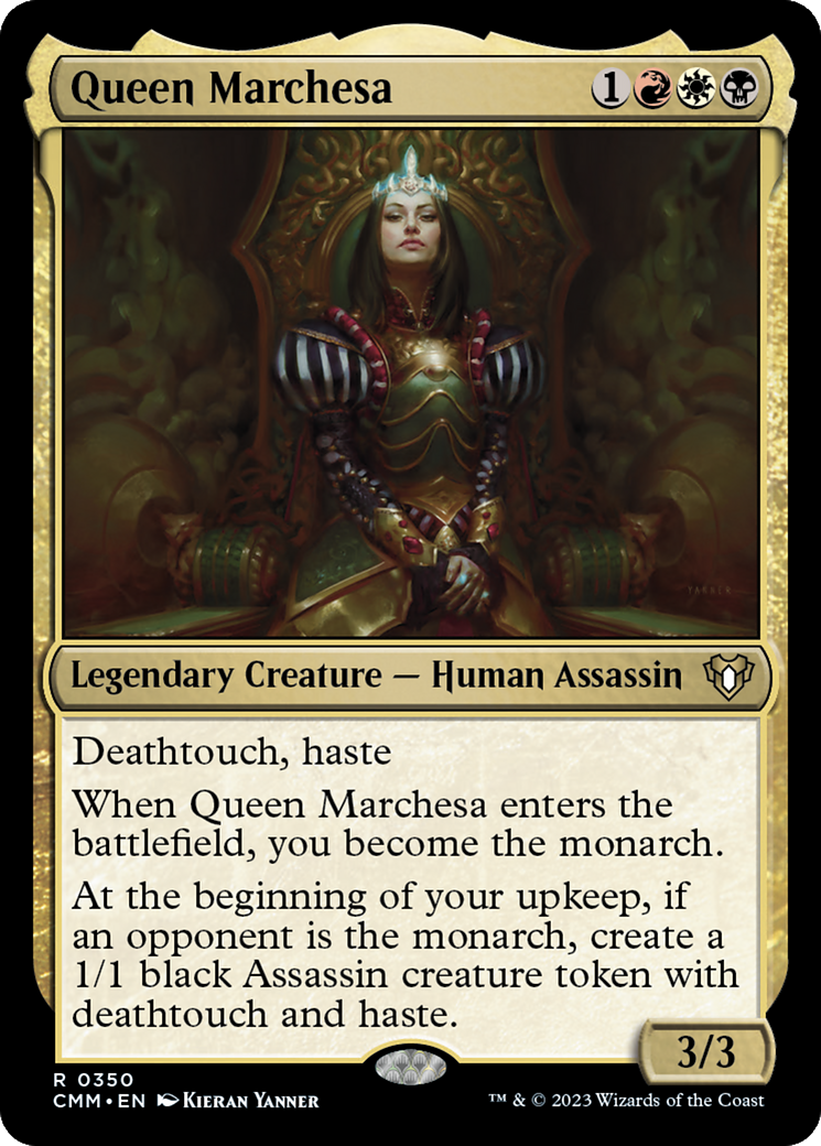 Queen Marchesa (CMM-350)  Foil - Commander Masters