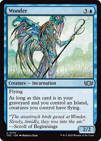 Wonder (TDC-170) - Commander: Tarkir: Dragonstorm