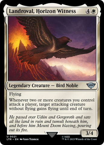 Landroval, Horizon Witness (LTR-021)  Foil - The Lord of the Rings: Tales of Middle-earth