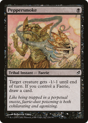Peppersmoke (LRW-134)  Foil - Lorwyn
