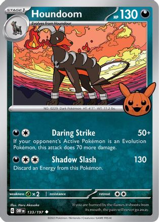 Houndoom 133  Trick or Trade BOOster Bundle 2024