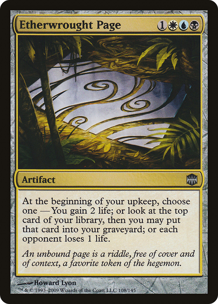 Etherwrought Page (ARB-108)  - Alara Reborn