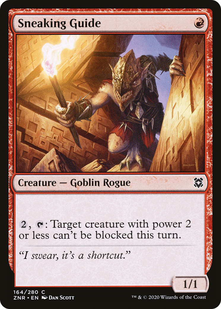 Sneaking Guide (ZNR-164)  - Zendikar Rising