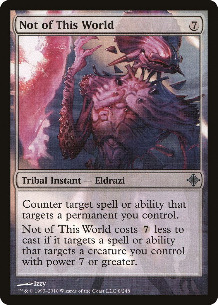 Not of This World (ROE-008)  Foil - Rise of the Eldrazi