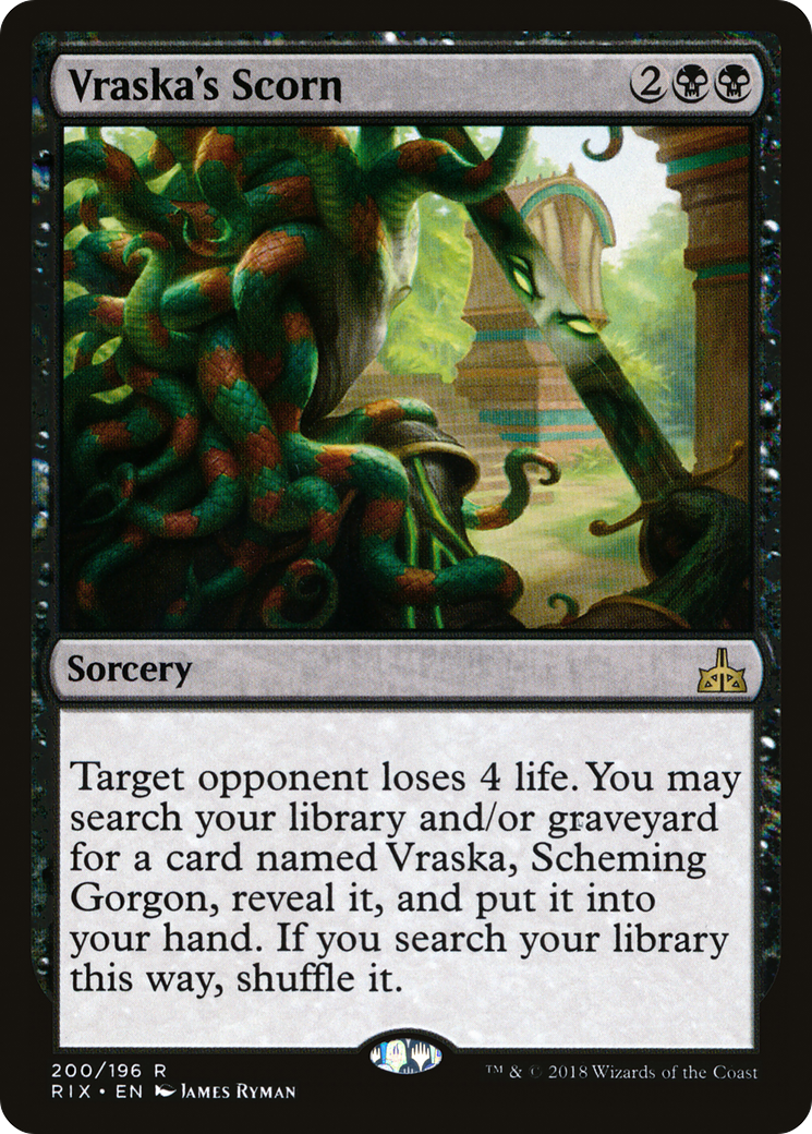 Vraska's Scorn (RIX-200)  - Rivals of Ixalan