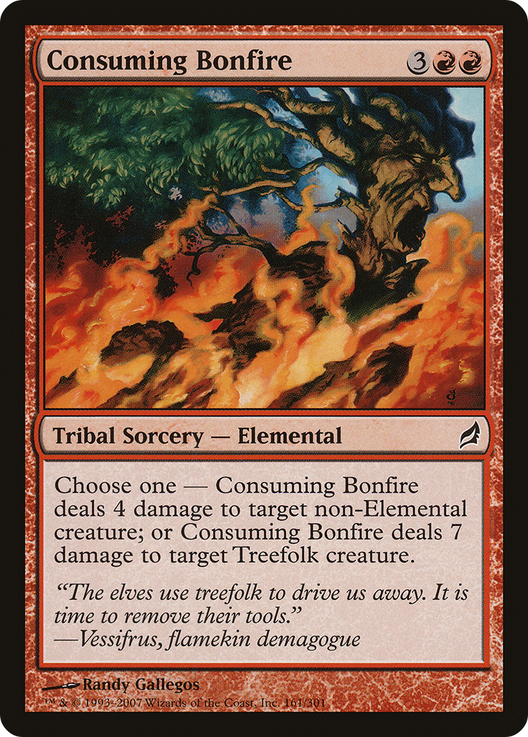 Consuming Bonfire (LRW-161)  - Lorwyn