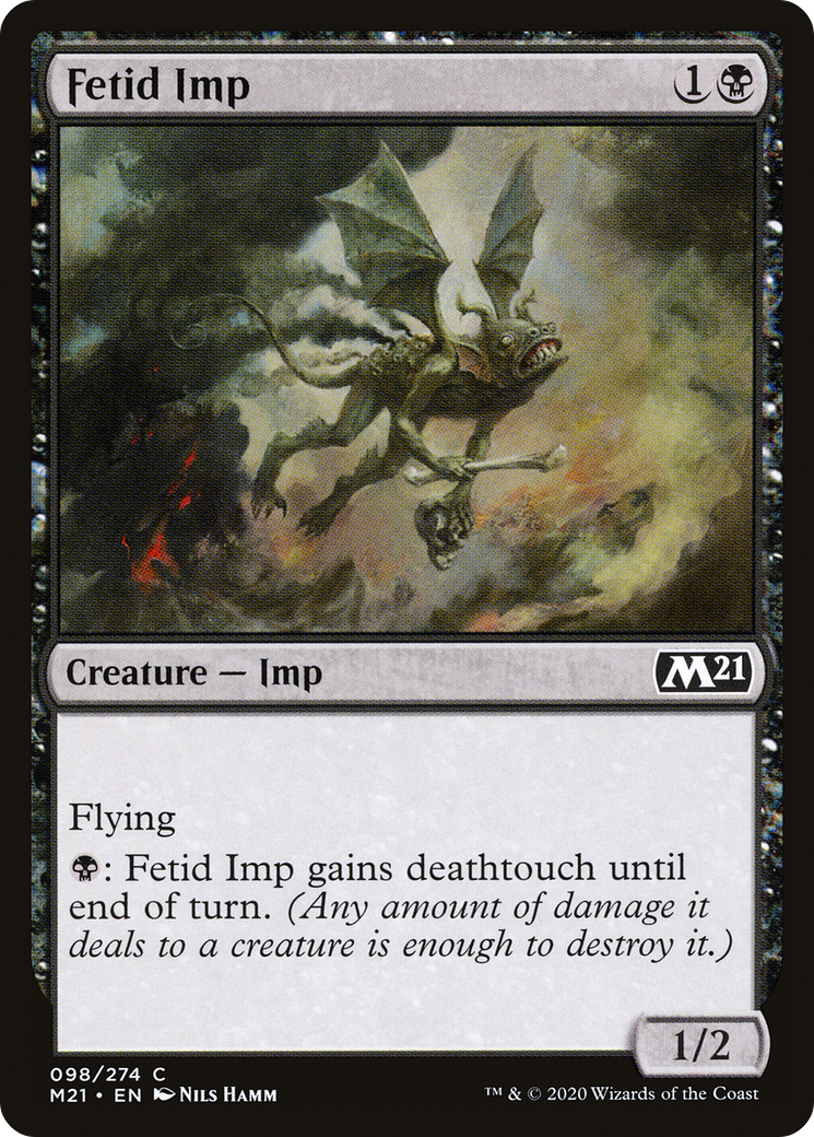 Fetid Imp (M21-098)  - Core Set 2021