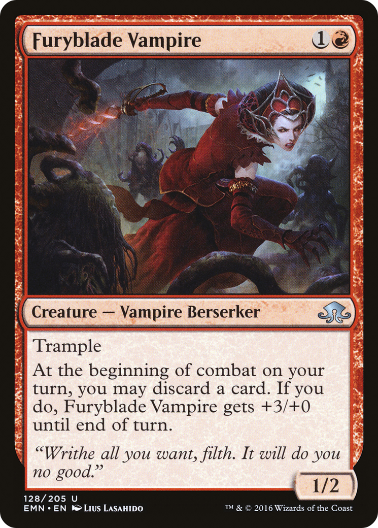 Furyblade Vampire (EMN-128)  Foil - Eldritch Moon