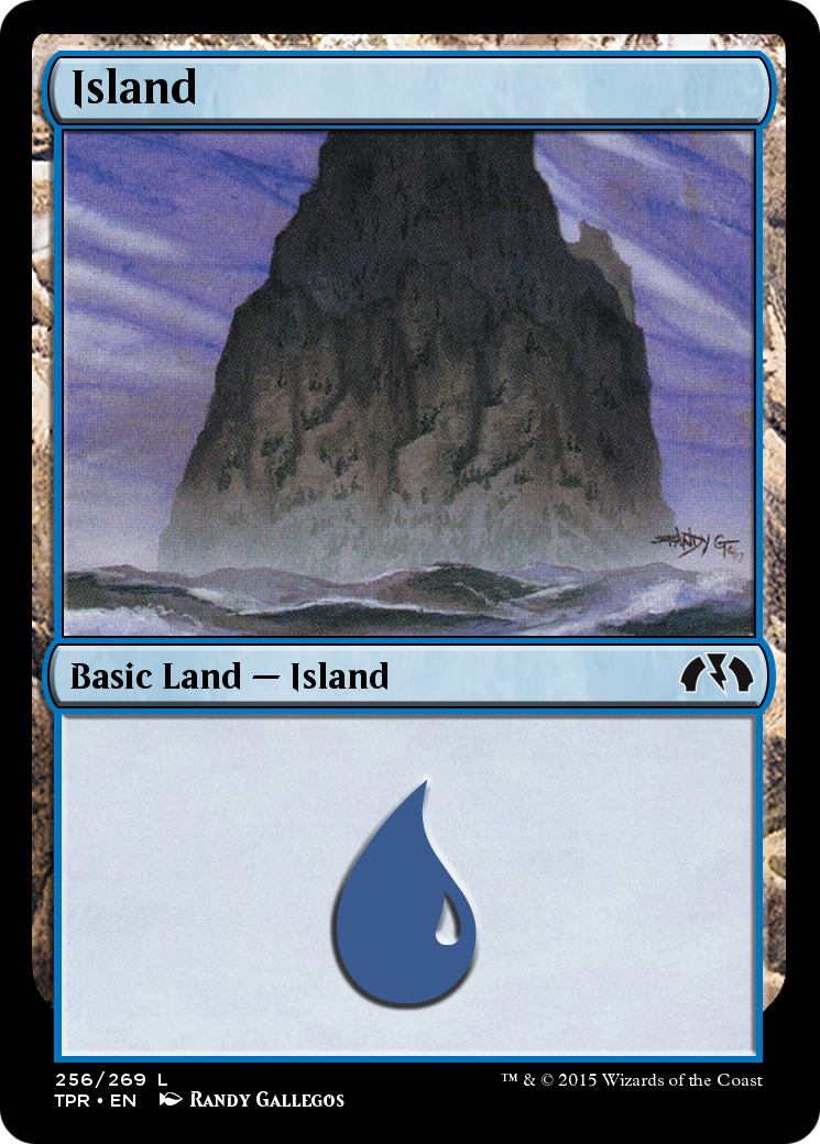 Island (TPR-256)  Foil - Tempest Remastered