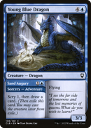 Young Blue Dragon (CLB-106)  - Commander Legends: Battle for Baldur's Gate