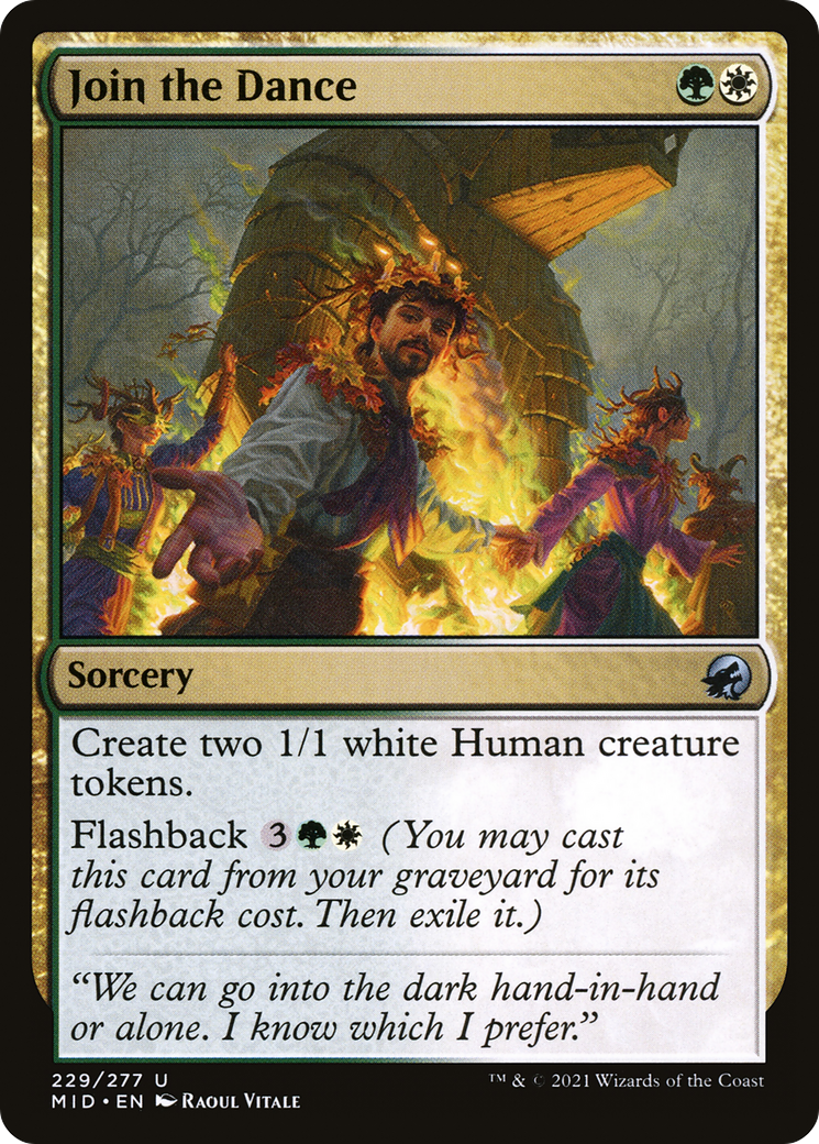 Join the Dance (MID-229)  Foil - Innistrad: Midnight Hunt