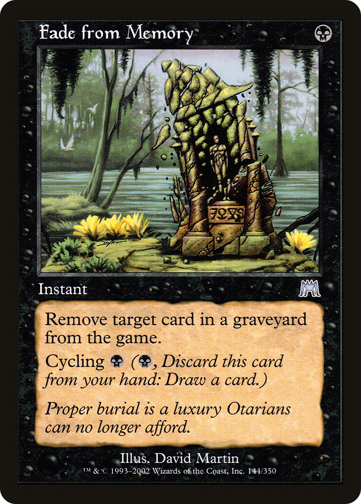 Fade from Memory (ONS-144)  Foil - Onslaught