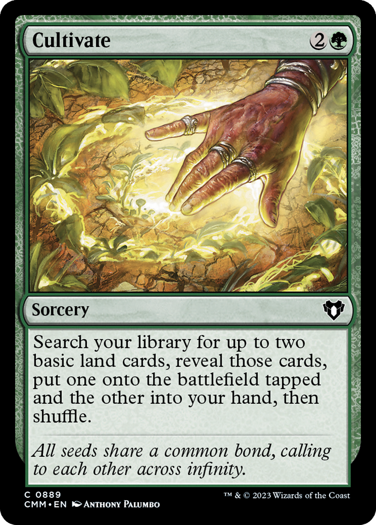 Cultivate (CMM-889)  - Commander Masters