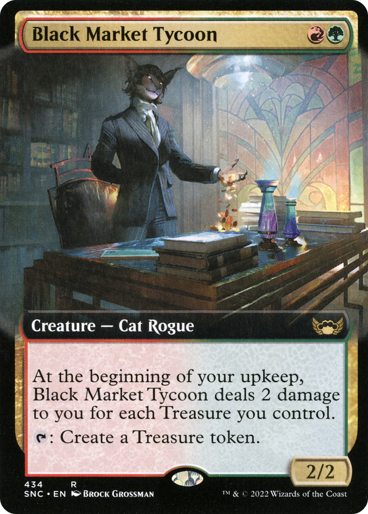 Black Market Tycoon (Extended Art) (SNC-434)  Foil - Streets of New Capenna: (Extended Art)