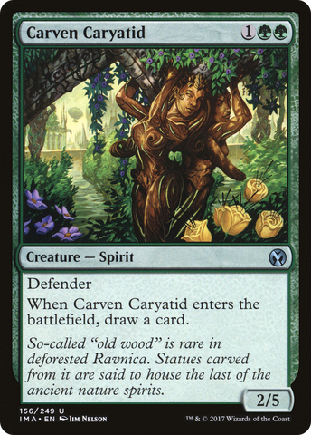 Carven Caryatid (IMA-156)  Foil - Iconic Masters