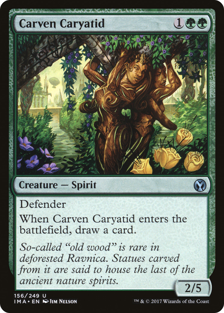 Carven Caryatid (IMA-156)  Foil - Iconic Masters