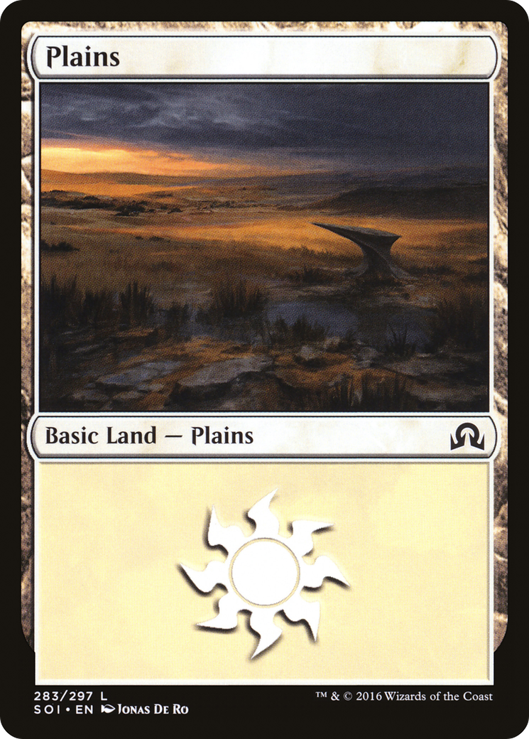 Plains (283) (SOI-283) - Shadows over Innistrad Foil