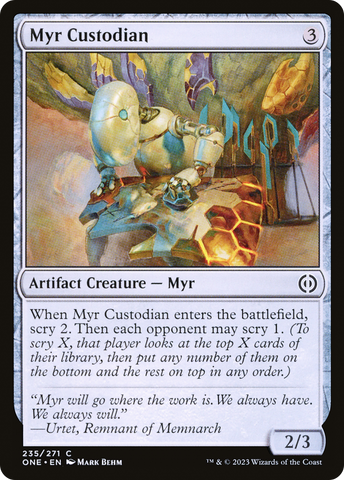 Myr Custodian (ONE-235)  - Phyrexia: All Will Be One