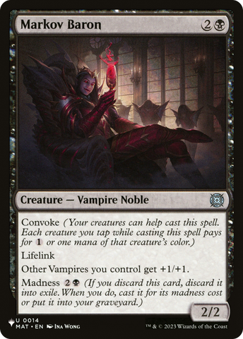 Markov Baron (LIST-MAT-14)  - The List