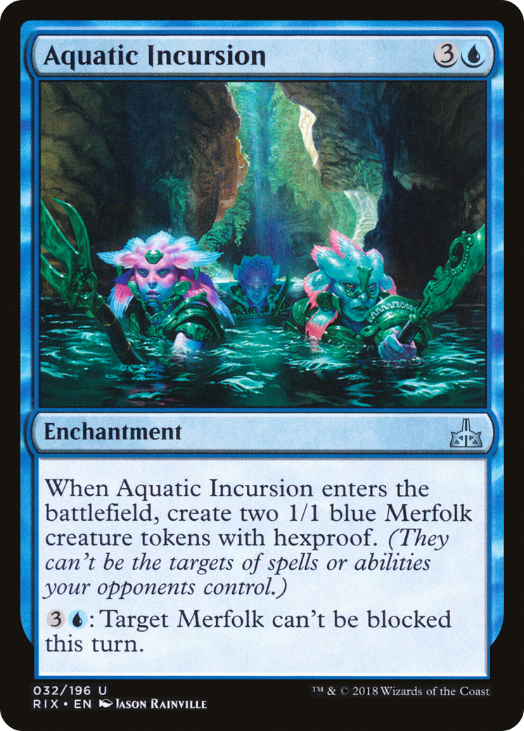 Aquatic Incursion (RIX-032)  - Rivals of Ixalan