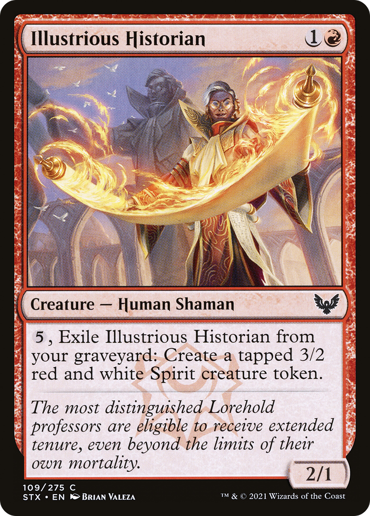 Illustrious Historian (STX-109)  - Strixhaven: School of Mages
