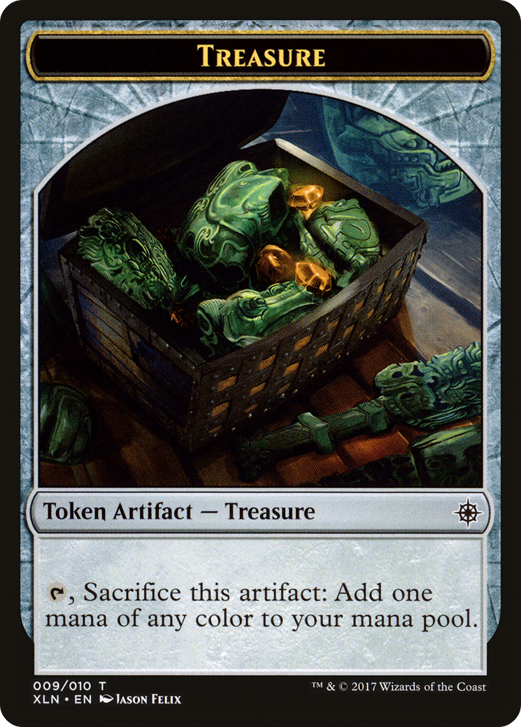 Treasure Token (009) (XLN-009)  - Ixalan Tokens