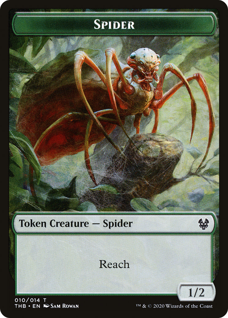Spider (TTHB-010) - Theros Beyond Death Tokens Foil