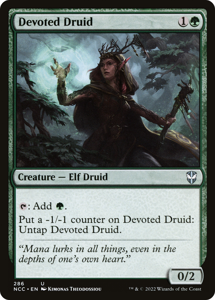 Devoted Druid (NCC-286)  - New Capenna Commander