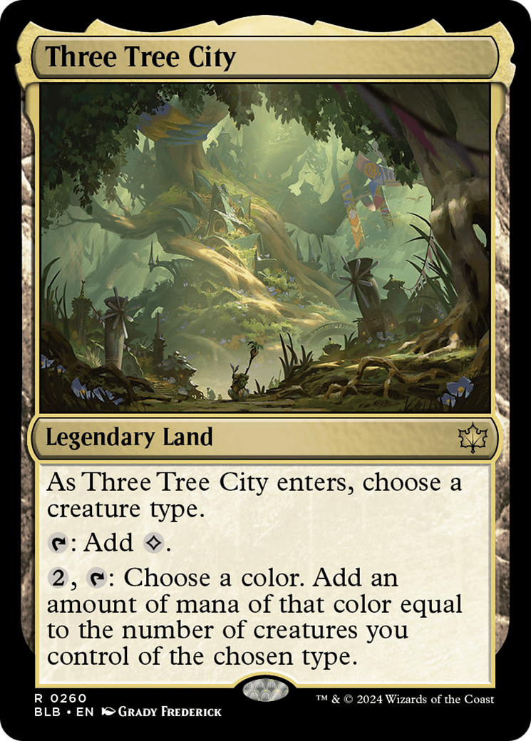 Three Tree City (BLB-260)  - Bloomburrow