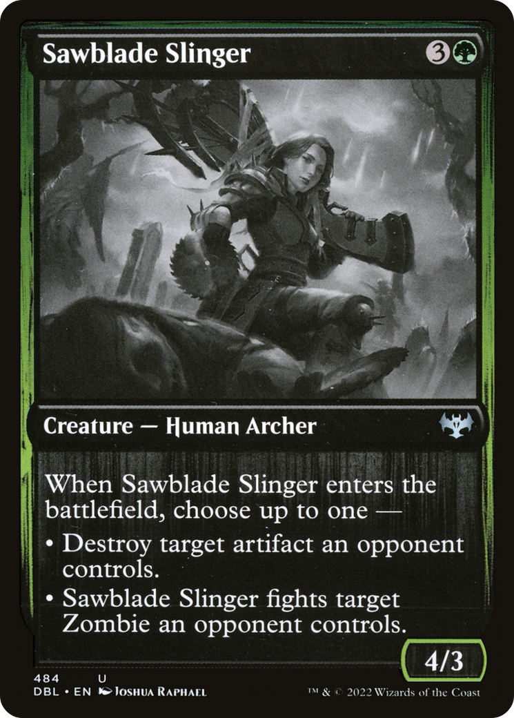 Sawblade Slinger (DBL-484)  - Innistrad: Double Feature