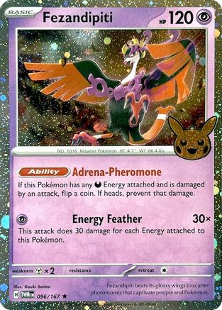 Fezandipiti (Cosmos Holo) 096 - Holofoil Trick or Trade BOOster Bundle 2024