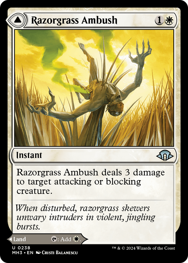 Razorgrass Ambush (MH3-238)  Foil - Modern Horizons 3