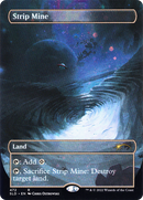 Strip Mine (Borderless) (Galaxy Foil) (SLD-472)  Foil - Secret Lair Drop
