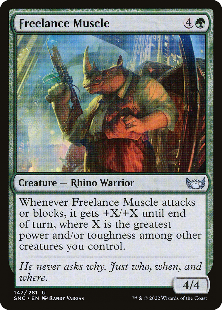 Freelance Muscle (SNC-147)  Foil - Streets of New Capenna