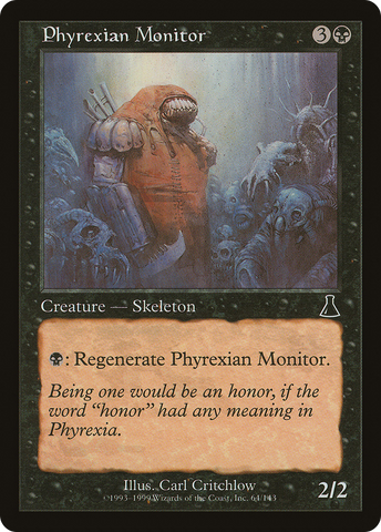 Phyrexian Monitor (UDS-064)  Foil - Urza's Destiny