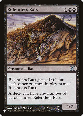Relentless Rats (LIST-173/383)  - The List