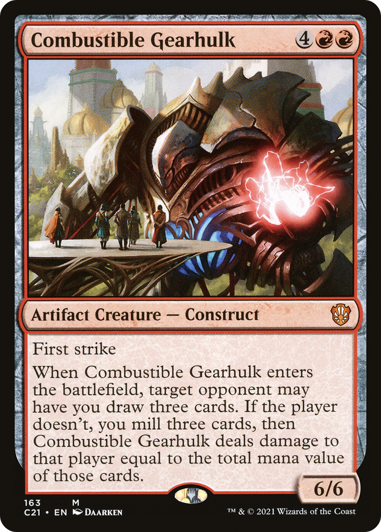 Combustible Gearhulk (C21-163)  - Commander 2021