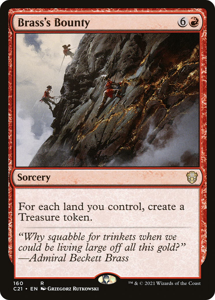 Brass's Bounty (C21-160)  - Commander 2021