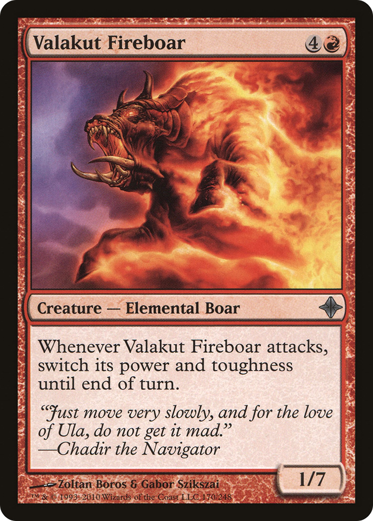 Valakut Fireboar (ROE-170)  - Rise of the Eldrazi