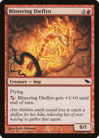 Blistering Dieflyn (SHM-082)  Foil - Shadowmoor
